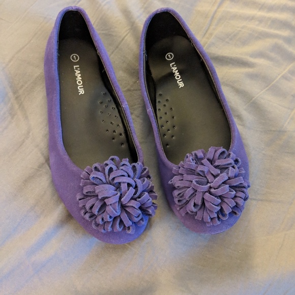 l'amour Other - Supercute NWOT purple girls shoes